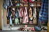Garderobe in einem Kindergarten