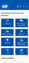 Die „Pendlerapp D/DK“ ermöglicht die Beantragung von Beratungen, den sicheren Upload von Dokumenten und die Terminvereinbarung direkt über das Smartphone.
