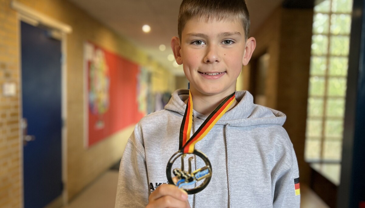 Synchronized swimming: Henrik is the newly crowned German champion