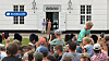 International guests enjoy the changing of the guard at the castle - | ...