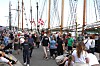 Traditional sailing ships on a brief visit to Haderslev
