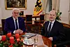 Bundespräsident Frank-Walter Steinmeier und Bundeskanzler Olaf Scholz