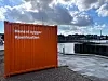 Orangene Container in Hadersleben
